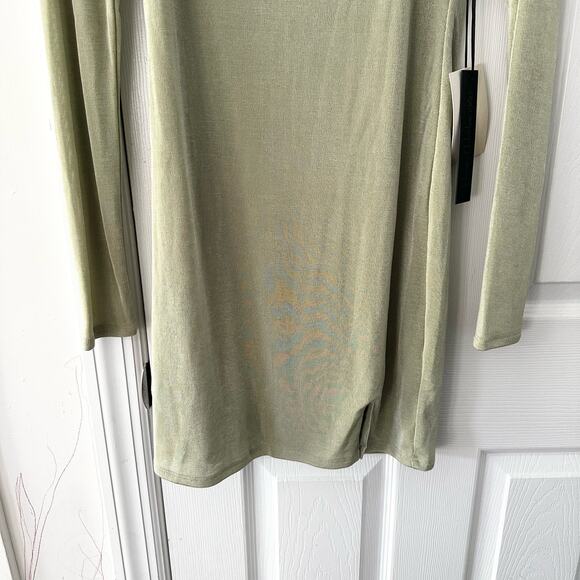 House of Harlow Sofia Richie Green Square Neck Tawnie Mini Dress Medium NWT - Picture 4 of 13